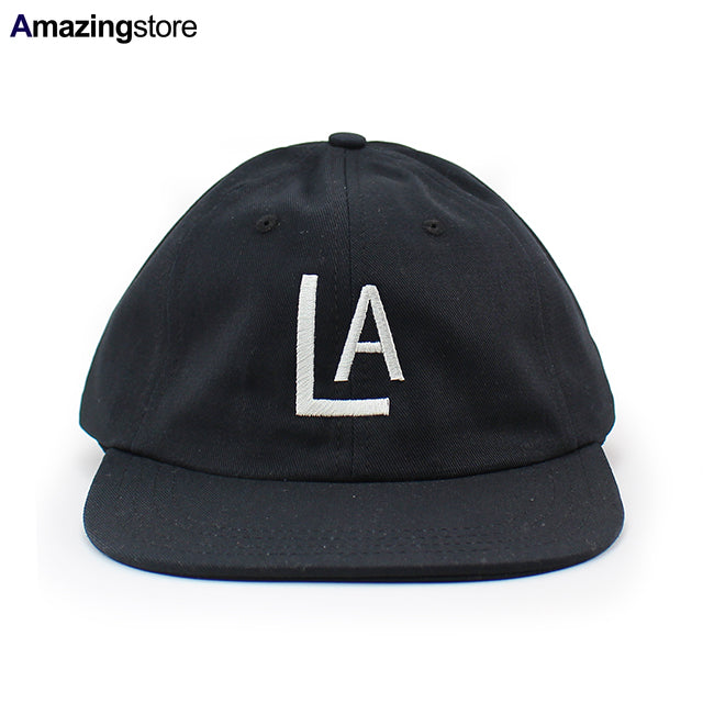 クーパーズタウンボールキャップ ロサンゼルス エンゼルス 1943 STRAPBACK CAP BLACK