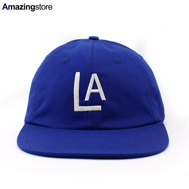 クーパーズタウンボールキャップ ロサンゼルス エンゼルス 1943 STRAPBACK CAP ROYAL BLUE