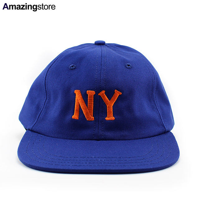 クーパーズタウンボールキャップ ニューヨーク ブラックヤンキース 1936 STRAPBACK CAP ROYAL-ORANGE