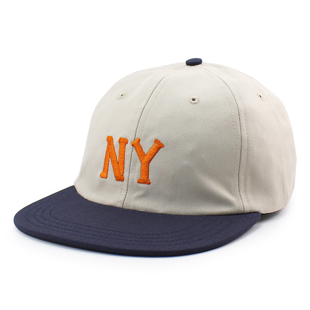 クーパーズタウンボールキャップ ニューヨーク ブラックヤンキース 1936 STRAPBACK CAP STONE NAVY ORANGE