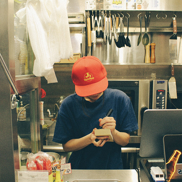 AMAZINGSTORE×COOPERSTOWN BALL CAP×J'S VENDER STAFF CAP NAVY