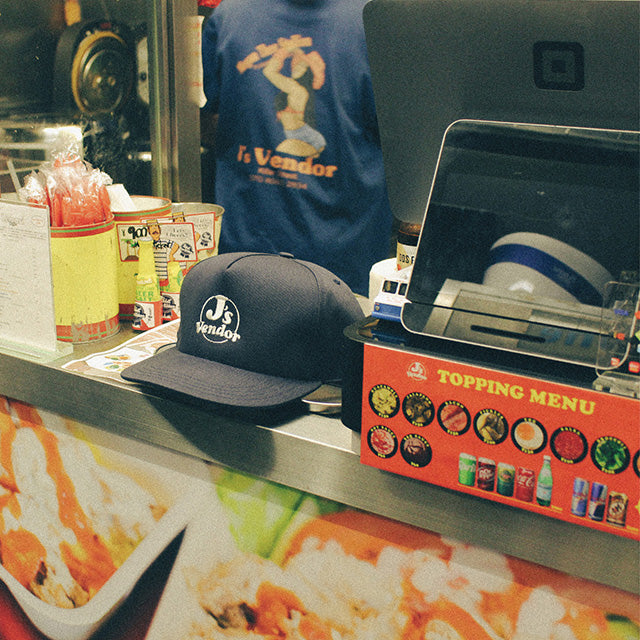 AMAZINGSTORE×COOPERSTOWN BALL CAP×J'S VENDER STAFF CAP NAVY