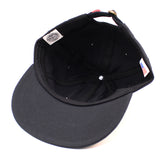 クーパーズタウンボールキャップ COTTON SOLID STRAPBACK CAP BLACK COOPERSTOWN BALL CAP