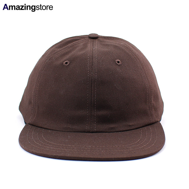 クーパーズタウンボールキャップ COTTON SOLID STRAPBACK CAP BROWN