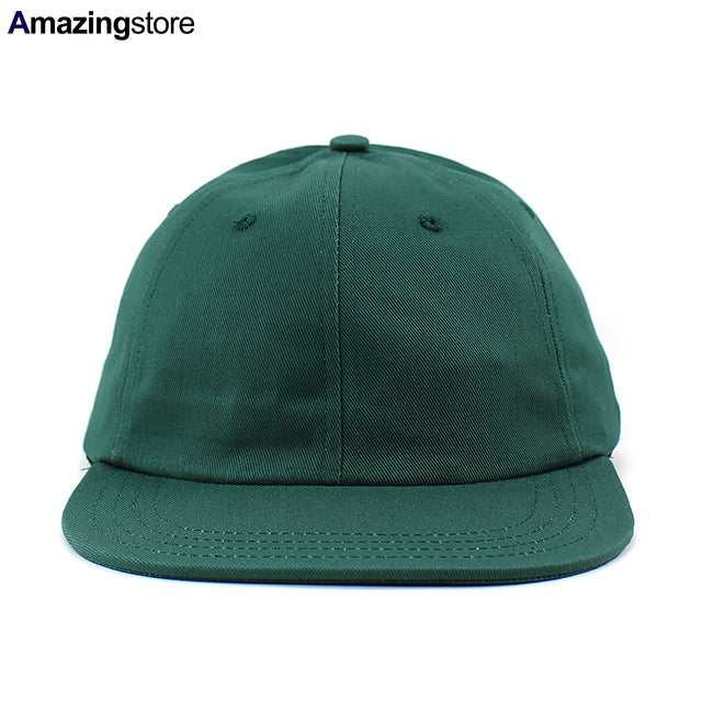 クーパーズタウンボールキャップ COTTON SOLID STRAPBACK CAP GREEN COOPERSTOWN BALL CAP