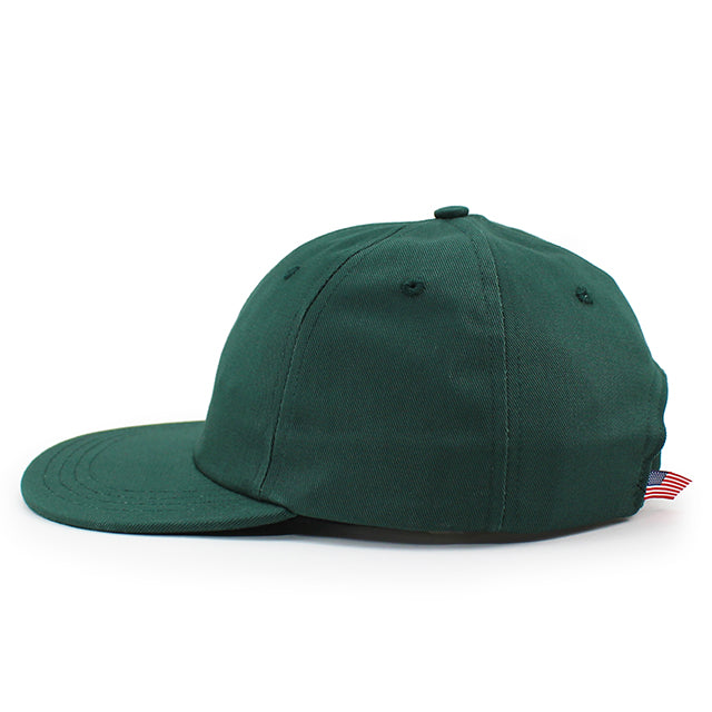クーパーズタウンボールキャップ COTTON SOLID STRAPBACK CAP GREEN COOPERSTOWN BALL CAP