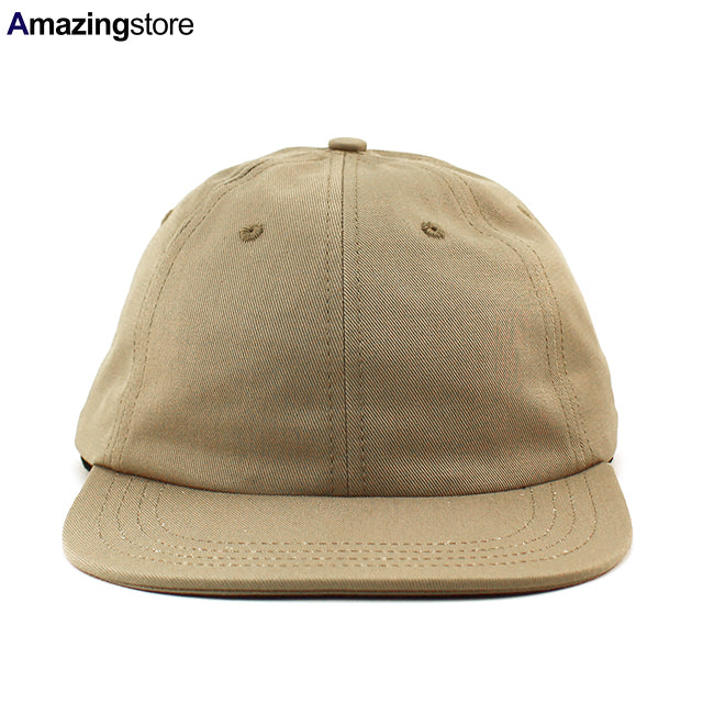 クーパーズタウンボールキャップ COTTON SOLID STRAPBACK CAP KHAKI COOPERSTOWN BALL CAP