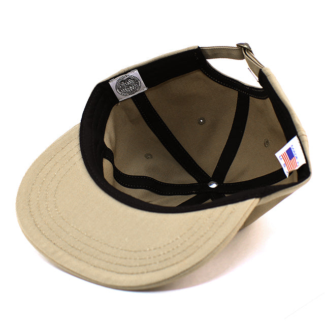 クーパーズタウンボールキャップ COTTON SOLID STRAPBACK CAP KHAKI COOPERSTOWN BALL CAP