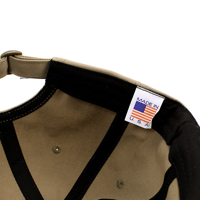 クーパーズタウンボールキャップ COTTON SOLID STRAPBACK CAP KHAKI COOPERSTOWN BALL CAP