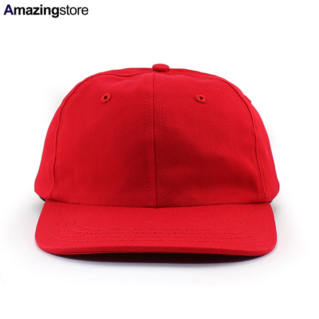 クーパーズタウンボールキャップ COTTON SOLID STRAPBACK CAP RED COOPERSTOWN BALL CAP