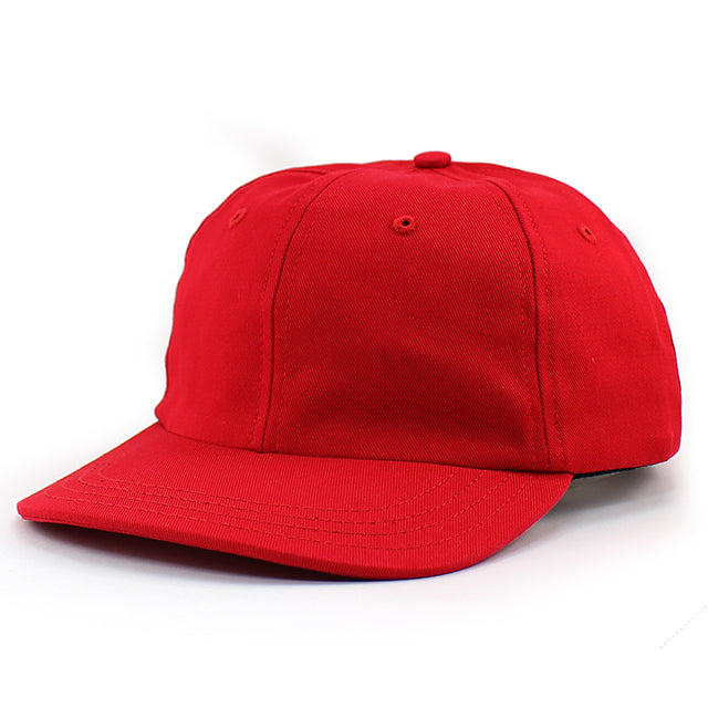 クーパーズタウンボールキャップ COTTON SOLID STRAPBACK CAP RED COOPERSTOWN BALL CAP