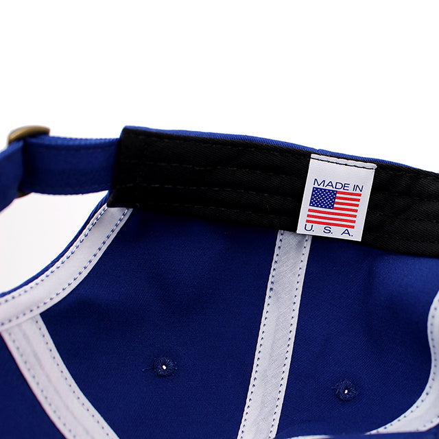 クーパーズタウンボールキャップ COTTON SOLID STRAPBACK CAP ROYAL BLUE COOPERSTOWN BALL CAP