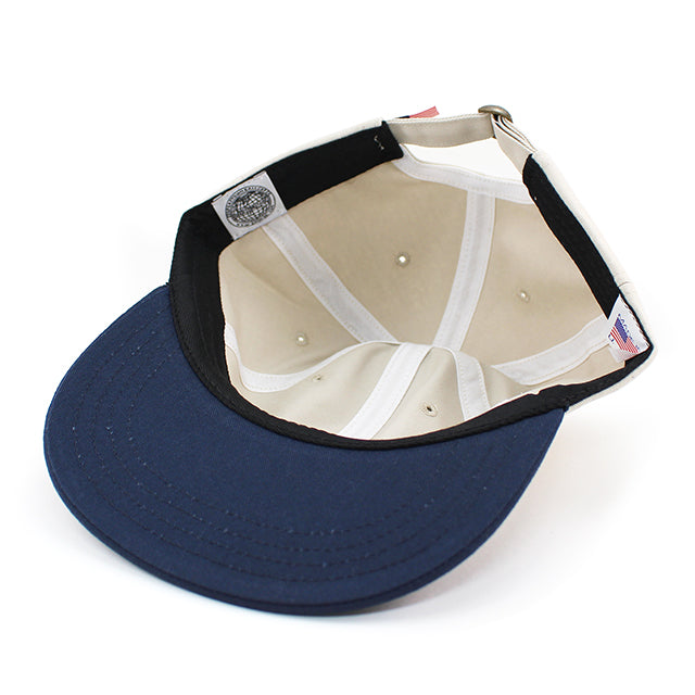 クーパーズタウンボールキャップ COTTON SOLID STRAPBACK CAP STONE NAVY COOPERSTOWN BALL CAP