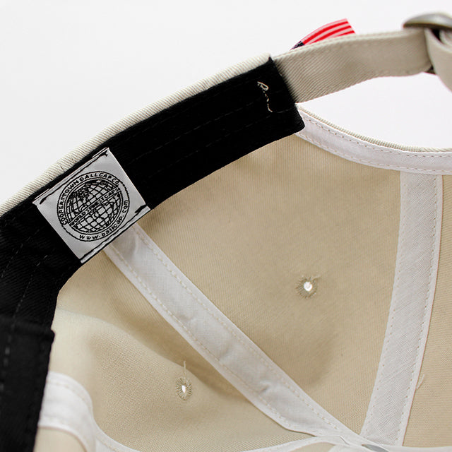 クーパーズタウンボールキャップ COTTON SOLID STRAPBACK CAP STONE COOPERSTOWN BALL CAP