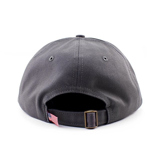 クーパーズタウンボールキャップ COTTON SOLID STRAPBACK CAP DARK GREY