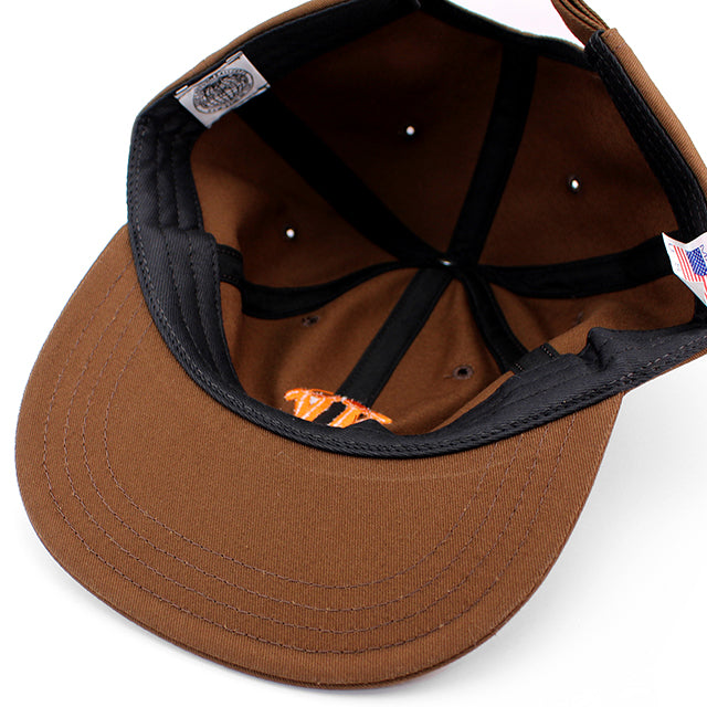 クーパーズタウンボールキャップ ニューヨーク ニッカーボッカーズ 1912 STRAPBACK CAP BROWN-ORANGE