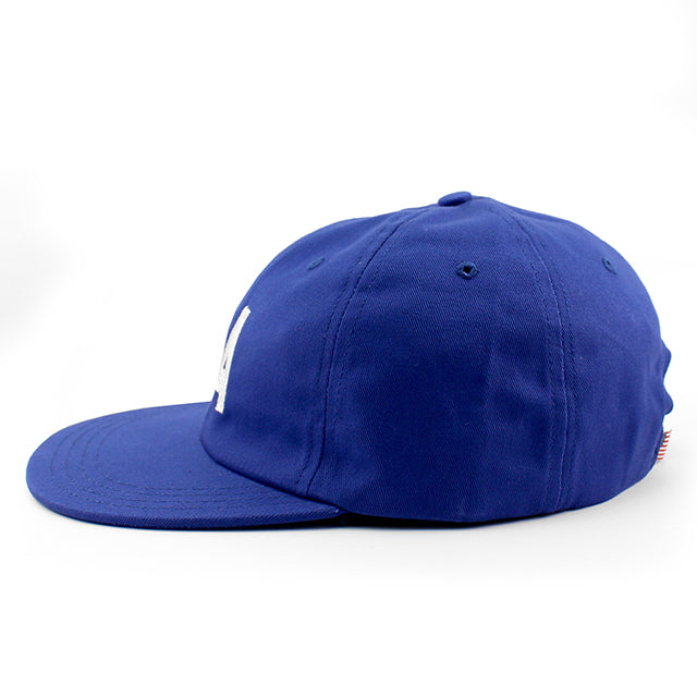 クーパーズタウンボールキャップ ロサンゼルス LA CHAIN STITCH STRAPBACK CAP ROYAL BLUE WHITE
