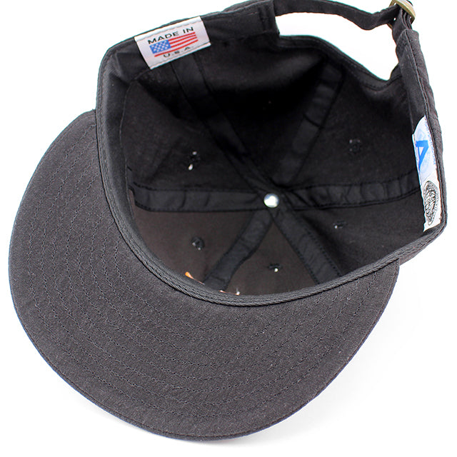 クーパーズタウンボールキャップ ニューヨーク キューバンズ 1947 LINEN COTTON STRAPBACK CAP BLACK