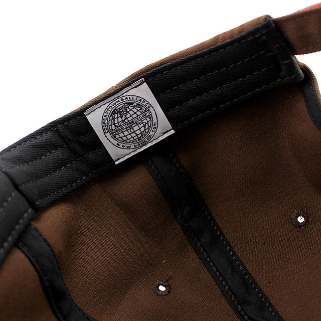 クーパーズタウンボールキャップ ニューヨーク ブラックヤンキース 1936 STRAPBACK CAP BROWN ORANGE