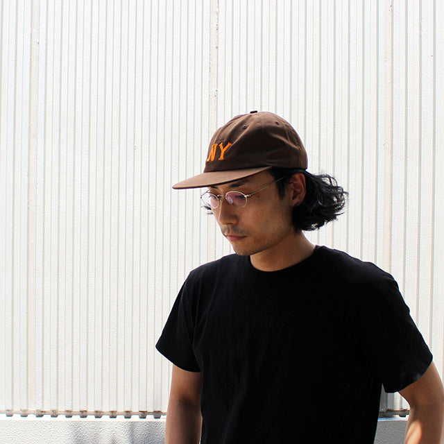 クーパーズタウンボールキャップ ニューヨーク ブラックヤンキース 1936 STRAPBACK CAP BROWN ORANGE