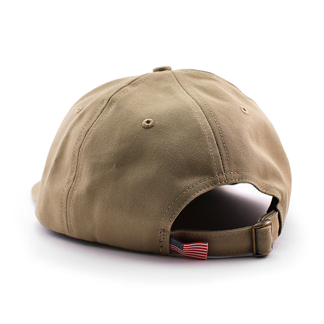 クーパーズタウンボールキャップ カリフォルニア CA CHAIN STITCH STRAPBACK CAP KHAKI WHITE