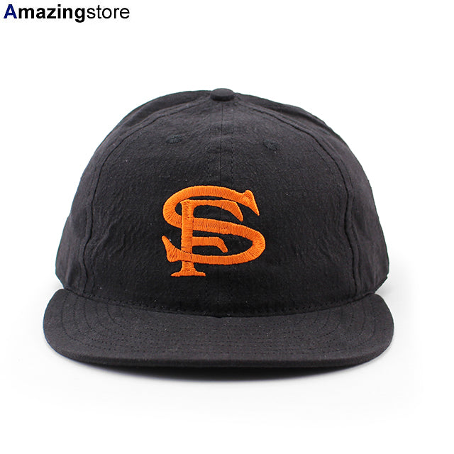 クーパーズタウンボールキャップ サンフランシスコ シールズ 1931 LINEN COTTON STRAPBACK CAP BLACK