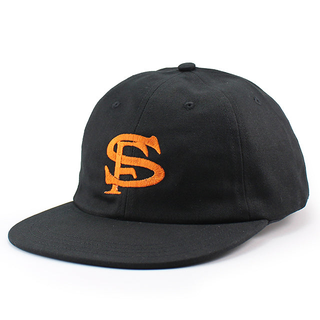 クーパーズタウンボールキャップ サンフランシスコ シールズ 1931 STRAPBACK CAP BLACK ORANGE