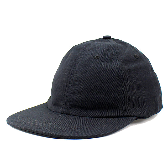 クーパーズタウンボールキャップ WASHED COTTON SOLID STRAPBACK CAP BLACK