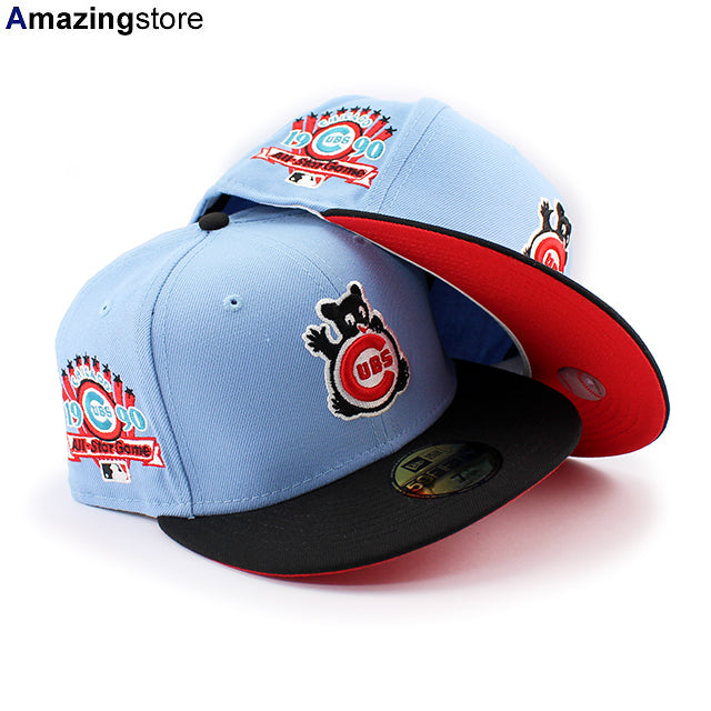 ニューエラ キャップ 59FIFTY シカゴ カブス MLB 1990 ALL STAR GAME FITTED CAP SKY BLACK