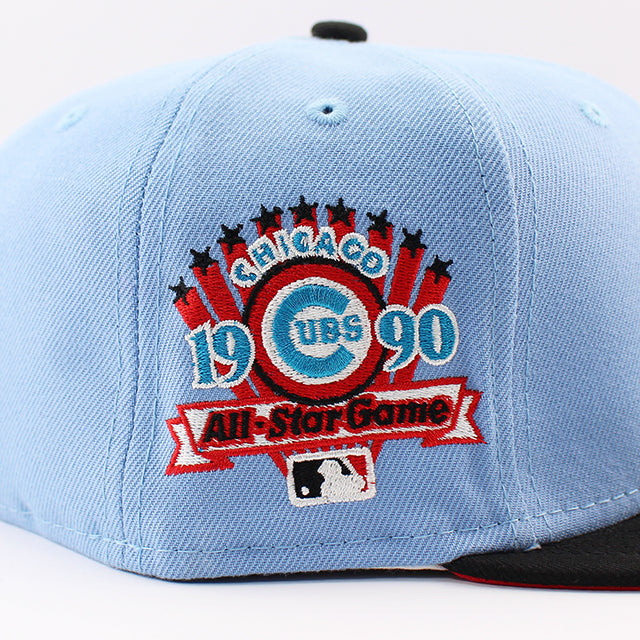 ニューエラ キャップ 59FIFTY シカゴ カブス MLB 1990 ALL STAR GAME FITTED CAP SKY BLACK