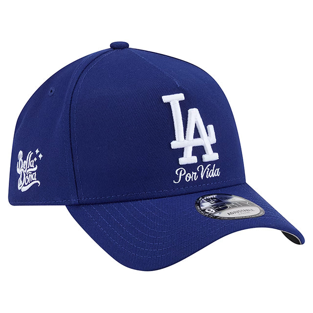 海外取寄 ニューエラ キャップ 9FORTY スナップバック ロサンゼルス ドジャース ベラ ドーニャ POR VIDA A-FRAME SNAPBACK CAP ROYAL BLUE