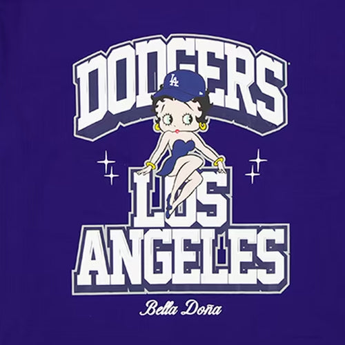 海外取寄 ニューエラ Tシャツ ロサンゼルス ドジャース ベラ ドーニャ BETTY BOOP T-SHIRT ROYAL BLUE