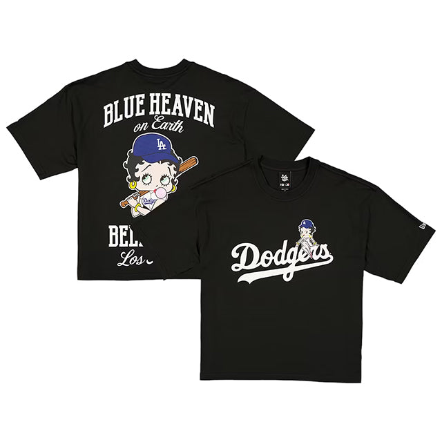 海外取寄 ニューエラ Tシャツ ロサンゼルス ドジャース ベラ ドーニャ BETTY BOOP BLUE HEAVEN T-SHIRT BLACK