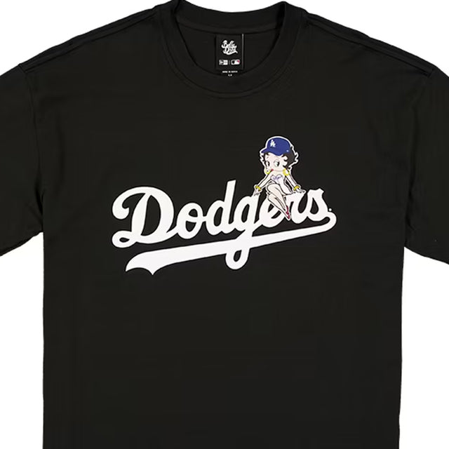 海外取寄 ニューエラ Tシャツ ロサンゼルス ドジャース ベラ ドーニャ BETTY BOOP BLUE HEAVEN T-SHIRT BLACK