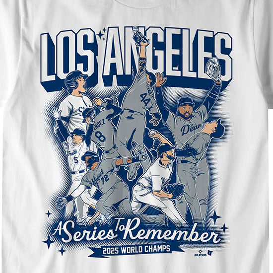 海外取寄 ロサンゼルス ドジャース Tシャツ A SERIES TO REMEMBER T-SHIRT WHITE