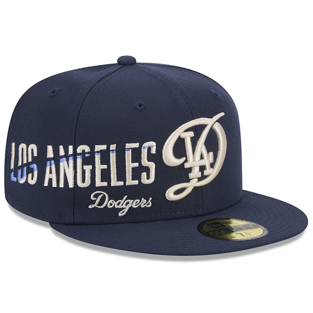 海外取寄 シティコネクト ニューエラ キャップ 59FIFTY ロサンゼルス ドジャース MLB 2024 CITY CONNECT ICON FITTED CAP NAVY