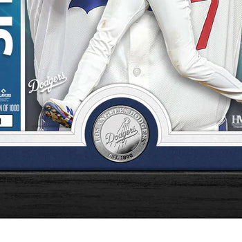 大谷翔平モデル 海外取寄 額入りコラージュフレーム ロサンゼルス ドジャース ARTIST PROOF SILVER COIN PHOTO MINT