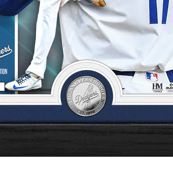 佐々木朗希モデル 海外取寄 額入りコラージュフレーム ロサンゼルス ドジャース ARTIST PROOF SILVER COIN PHOTO MINT