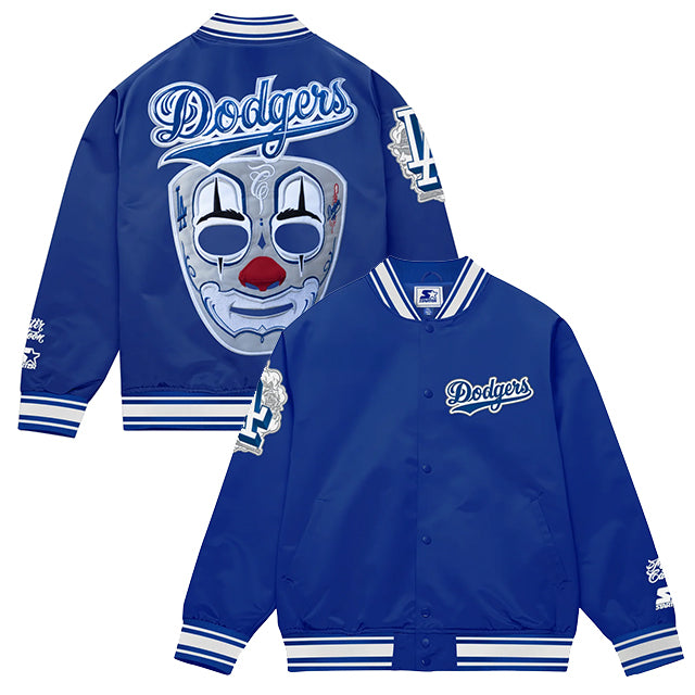 ロサンゼルス ドジャース 海外取寄 スターター ジャケット MISTER CARTOON JACKET ROYAL BLUE