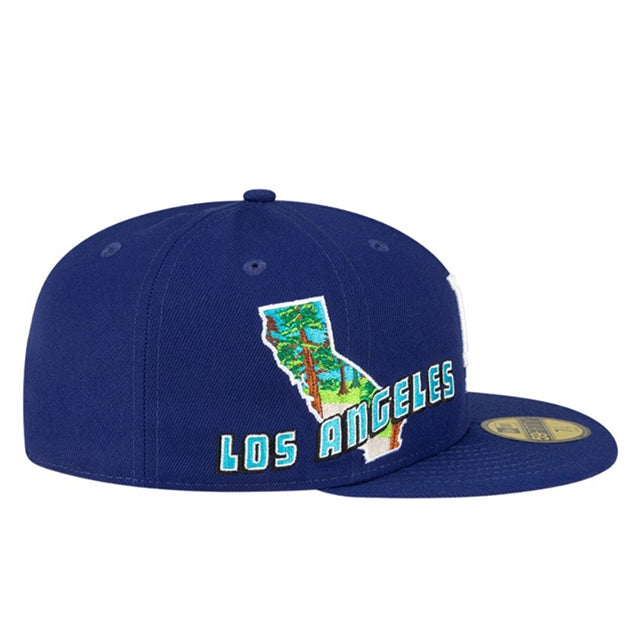 ニューエラ 59FIFTY ロサンゼルス ドジャース STATEVIEW ROYAL BLUE