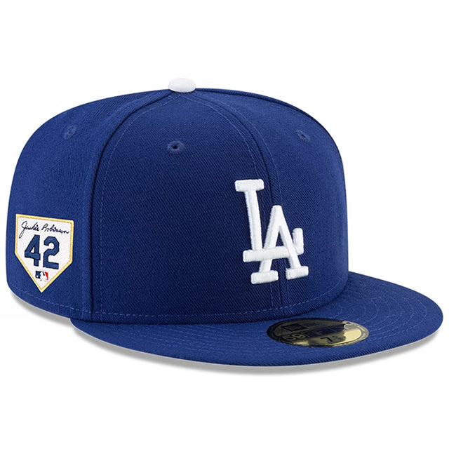 ニューエラ 59FIFTY ロサンゼルス ドジャース JACKIE ROBINSON GAME ROYAL BLUE