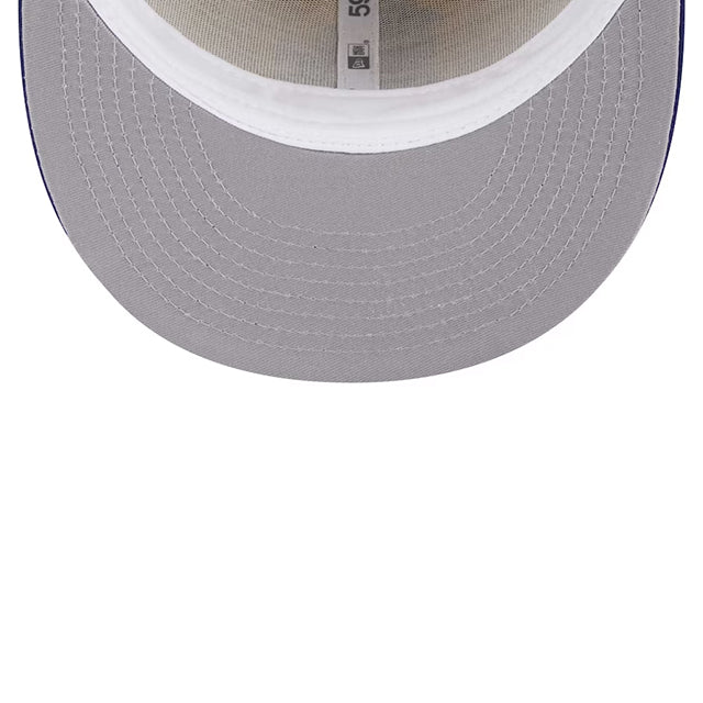 ニューエラ 59FIFTY ロサンゼルス ドジャース ILLUSION SIDE-PATCH CREAM ROYAL BLUE