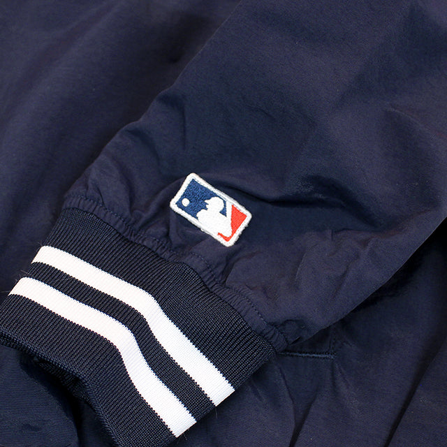 ファナティクス ジャケット ニューヨーク ヤンキース FANATICS STANDARD LOGO SATIN JACKET NAVY
