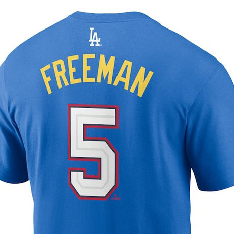 フレディ フリーマンモデル 海外取寄ナイキ 2025 MLB オールスター Tシャツ 2025 MLB ALL-STAR EDITION NAME&NUMBER T-SHIRT BLUE