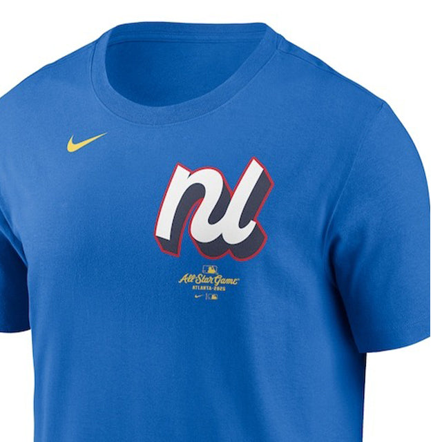 フランシスコ リンドーアモデル 海外取寄 ナイキ 2025 MLB オールスター Tシャツ 2025 MLB ALL-STAR EDITION NAME&NUMBER T-SHIRT BLUE