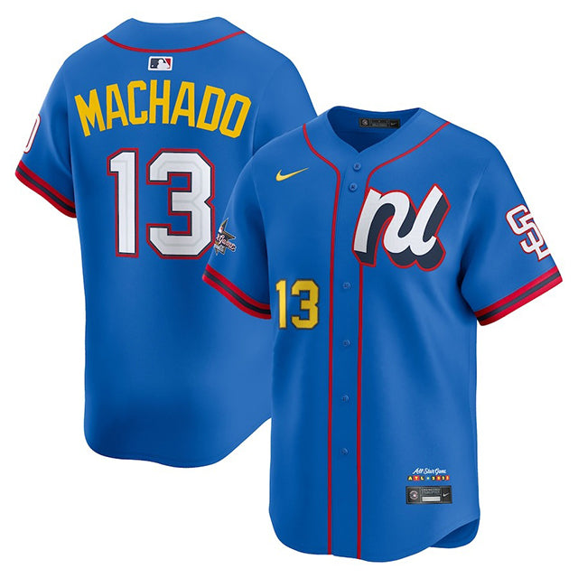 マニー マチャドモデル 海外取寄 ナイキ 2025 MLB オールスター レプリカユニフォーム 2025 MLB ALL-STAR EDITION LIMITED NATIONAL LEAGUE PLAYER JERSEY BLUE