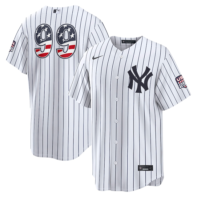 アーロン ジャッジモデル 海外取寄 ナイキ USA 独立記念日 レプリカユニフォーム 2026 MLB 250 FOURTH OF JULY HOME STADIUM JERSEY WHITE