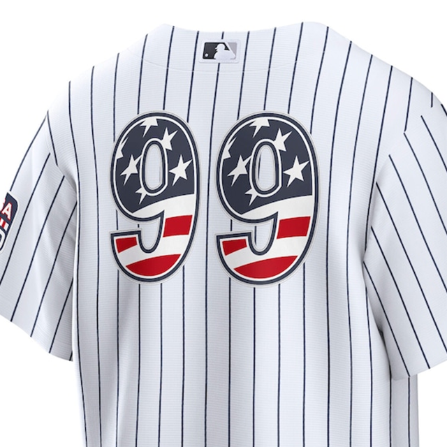 アーロン ジャッジモデル 海外取寄 ナイキ USA 独立記念日 レプリカユニフォーム 2026 MLB 250 FOURTH OF JULY HOME STADIUM JERSEY WHITE