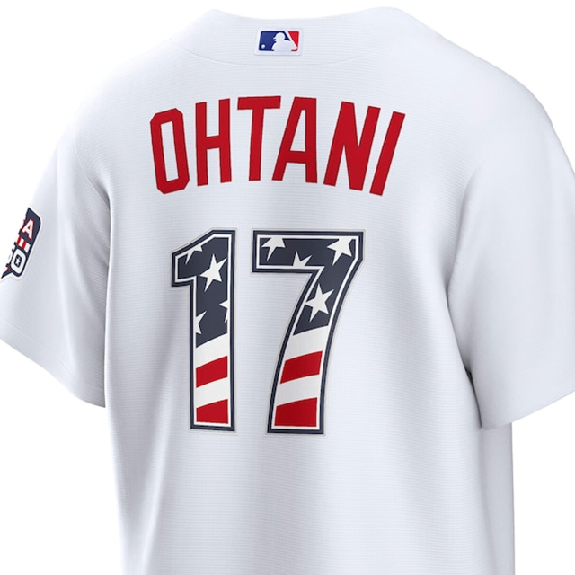 大谷翔平モデル 海外取寄 ナイキ USA 独立記念日 レプリカユニフォーム ロサンゼルス ドジャース 2026 MLB 250 FOURTH OF JULY HOME STADIUM JERSEY WHITE