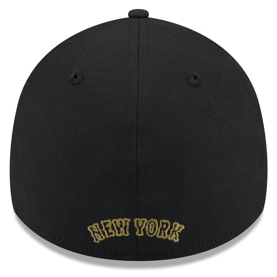 海外取寄 ニューエラ キャップ 39THIRTY ニューヨーク メッツ 2024 MLB ARMED FORCES STARS N STRIPES FLEX FIT BLACK